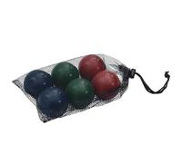 Mangloder - Set di 8 bocce con borsa per il trasporto, in legno di pino massiccio, per giardino, campeggio e giochi all'aperto, ideale per famiglia, bambini e adulti, gioco di lancio durevole per