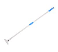 Mangloder - Spazzola per lavapavimenti, in acciaio e plastica, 119,5 cm, colore: argento e blu, 2 pezzi, antiscivolo, con foro per appendere, adatto per lavapavimenti, finestre, piastrelle, bagno