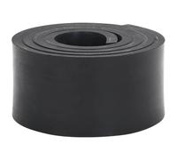 Mangloder - Striscia di gomma per spazzaneve nera 180 x 8 x 1 cm in gomma di stirene butadiene con doppio strato di rete, per pala da neve, pala, carrello, vialetto, marciapiede e servizio invernale