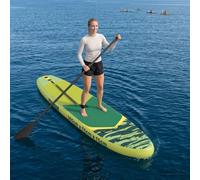 Mangloder - Tavola da SUP gonfiabile Poseidon, 305 x 76 x 15 cm, con pompa, pinna, borsa per il trasporto, per sport acquatici e all'aperto, stabile, tuttofare, touring, yoga, famiglia, equilibrio