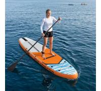 Mangloder - Tavola SUP con sedile, 2 in 1, Triton, 305 x 76 x 15 cm, blu, per sport acquatici, tuttofare, touring, yoga, outdoor, portatile, stabile, fitness, principianti, famiglia