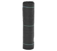 Mangloder - Telo anti-erbacce nero, 0,5 x 10 m, in polipropilene, permeabile all'acqua, antistrappo, traspirante, 60 g/m², tessuto non tessuto da giardino per aiuole rialzate, terrazze, vialetti