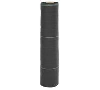 Mangloder - Telo anti-erbacce nero, 0,5 x 50 m, in polipropilene, 150 g/m², permeabile all'acqua, antistrappo e traspirante, per giardino, aiuola rialzata, terrazza, sentieri e aiuole di ghiaia