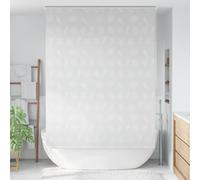 Mangloder Tenda a rullo per doccia 160 x 240 cm, motivo stelle marine, in EVA con parti in alluminio, idrorepellente, ad asciugatura rapida, per bagno e vasca da bagno, facile da montare come