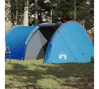 Mangloder - Tenda a tunnel per 4 persone, impermeabile, con attacco E, tenda rimovibile, 405 x 170 x 106 cm, leggera tenda da campeggio con zanzariera, antivento, ideale per trekking, attività