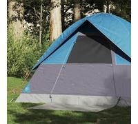 Mangloder - Tenda da campeggio a cupola, per 2 persone, blu, impermeabile, in poliestere con rivestimento in poliuretano, 215 x 150 x 127 cm, leggera tenda da trekking con connettore E e zanzariera