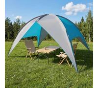 Mangloder - Tenda da campeggio con copertura antipioggia, impermeabile, blu, 310 x 245 x 160 cm, per famiglie, all'aperto, escursionismo, trekking, festival, giardino, spiaggia, leggera, compatta