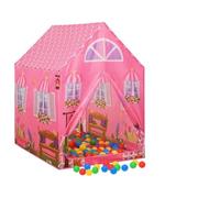 Mangloder Tenda da gioco per bambini, rosa, 69 x 94 x 104 cm, con borsa per il trasporto, per camera dei bambini, giardino, all'aperto, pieghevole, per giochi di ruolo, arrampicata, nascondiglio