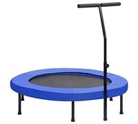 Mangloder - Trampolino elastico fitness con impugnatura e imbottitura di sicurezza, 122 cm, per interni ed esterni, ideale per famiglie, coordinazione, equilibrio, resistenza, esercizio, fitness