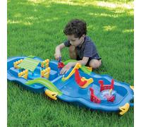 Mangloder - Valigetta per giochi d'acqua, 51 x 21,5 x 66,5 cm, in polipropilene, giocattolo da giardino, piscina per bambini, tavolo da sabbia, tavolo estivo