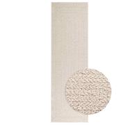 Mangloder ZIZUR - Tappeto effetto iuta, in polipropilene, per interni ed esterni, antiscivolo, facile da pulire, versatile, per balcone, soggiorno, camera da letto, corridoio, sala da pranzo, colore
