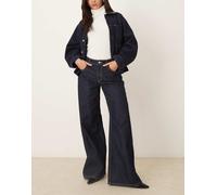 Mango - Annie - Jeans ampi in 100% cotone blu indaco 36
