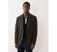 Mango - Blazer sartoriale color kaki a quadri-Verde 52
