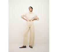 Mango - Blues - Jeans bombati 100% cotone giallo burro 48