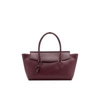 Mango borsa city in pelle sintetica bordeaux-Rosso No Size