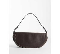 Mango borsa a spalla color cioccolato-Marrone No Size