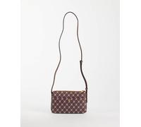 Mango borsa a tracolla con monogramma bordeaux-Rosso No Size