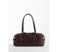 Mango borsa bowling a spalla marrone No Size
