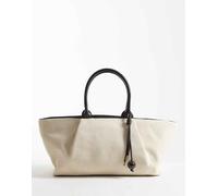 Mango - Borsa da spalla ampia strutturata nera-Nero No Size