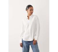 Mango - Camicia classica color crema-Neutro S