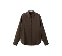 MANGO Camicia da donna 'LIMA' marrone scuro Donna MANGO XL