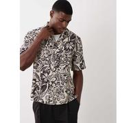 Mango - Camicia écru a fiori rétro-Neutro XS