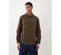 Mango - Camicia giacca comoda marrone L