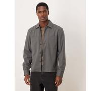 Mango - Camicia giacca grigia-Grigio 2XL