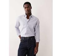 Mango - Camicia in cotone blu a righe S