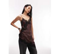 MANGO Top 'PEARL' bordeaux / nero Donna MANGO S