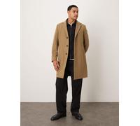 Mango - Cappotto sartoriale misto lana color cuoio-Neutro M