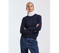 Mango - Capsule - Maglione girocollo in 100% lana blu navy L
