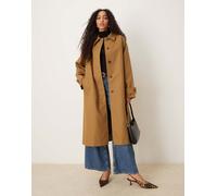 Mango - Capsule - Trench 100% cotone color cuoio-Neutro S