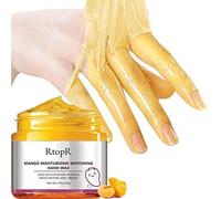 Mango Cera Mani Idratante Sbiancante Maschera Mani Schiarente Esfoliante Riparazione Calli Mani Nutriente Cura della Pelle Trattamento Anti-Età Migliora la secchezza
