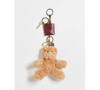 Mango - Charm per la borsa a forma di orsetto-Marrone No Size