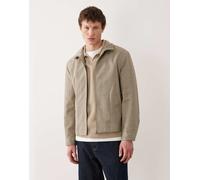 Mango - Giacca harrington 100% cotone beige a quadri-Neutro L