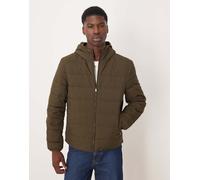 Mango - Giacca imbottita kaki con cappuccio-Verde 2XL