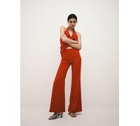 Mango - Iguana - Pantaloni dritti sartoriali rosso acceso in coordinato 46