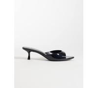 Mango - In collaborazione con Hailey Bieber - Sabot con tacco neri-Nero 34