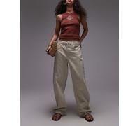 Mango - Jeans a cilindro in cotone color pietra-Neutro 44