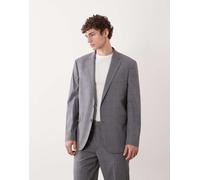 Mango - London - Blazer da abito vestibilità classica grigio a quadri sottili in coordinato 48