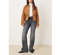 Mango - Luna - Jeans a zampa slim blu in 100% cotone 44