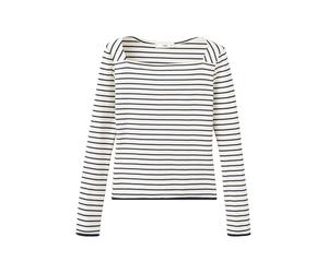 MANGO Maglietta 'PORTA' nero / offwhite Donna MANGO XS