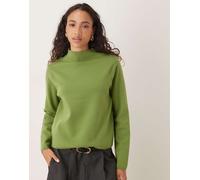 Mango - Maglione accollato alto verde XS
