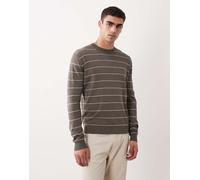 Mango - Maglione comodo marrone a righe 2XL