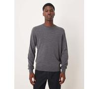 Mango - Maglione grigio scuro in 100% lana M