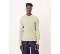 Mango - Maglione lavorato in misto cotone verde pastello L