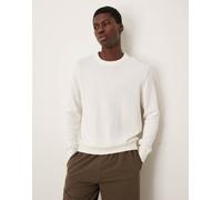 Mango - Maglione lavorato neutro con scollo rotondo 2XL