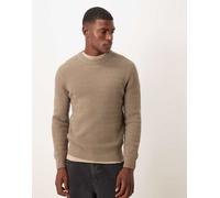 Mango - Maglione lavorato oversize marrone con scollo spesso 2XL