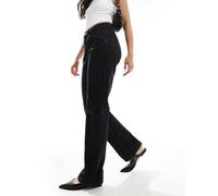 Mango - Matilda - Jeans dritti neri-Nero 44